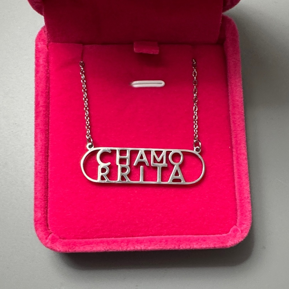 Chamorrita Silver Guam/CNMI Necklace (Silver)
